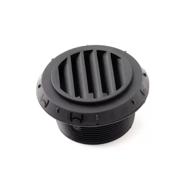 Air-outlet D60 45 degrees, black, bag