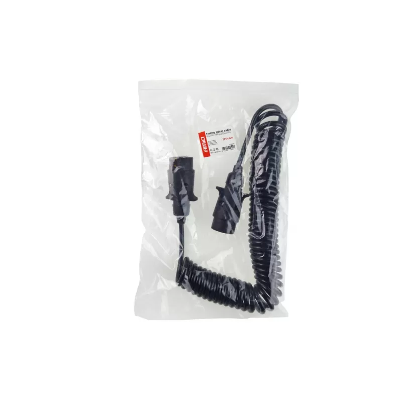 7 kontaktų spiralinis laidas 12V 6 m