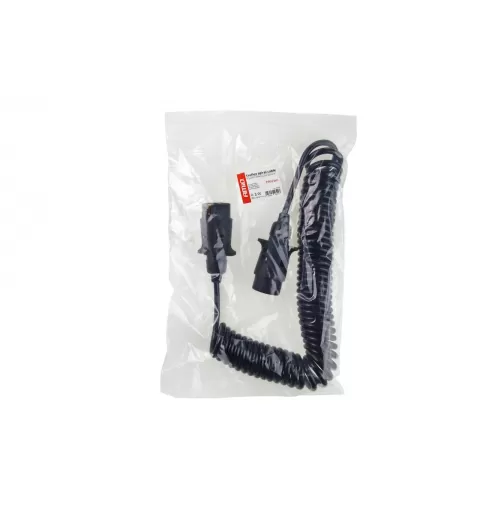 7 kontaktų spiralinis laidas 12V 6 m
