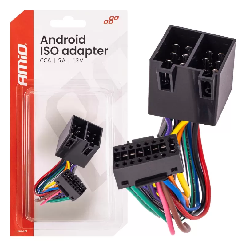 Android ISO adapteris CCA 5A 12V AMIO-04442