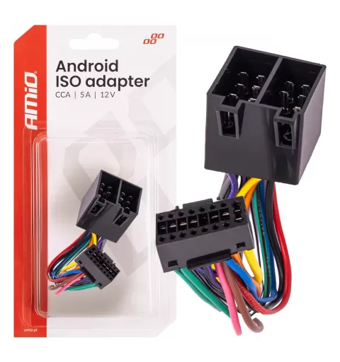 Android ISO adapteris CCA 5A 12V AMIO-04442