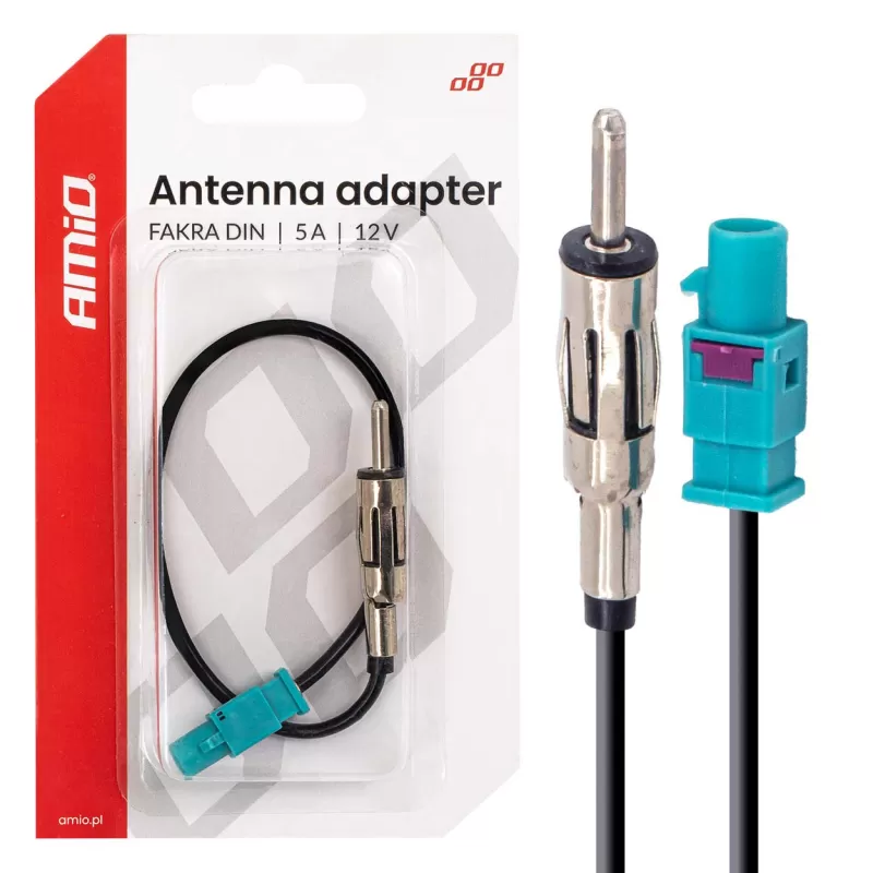 Antenos adapteris FAKRA DIN 5A 12V AMIO-04443