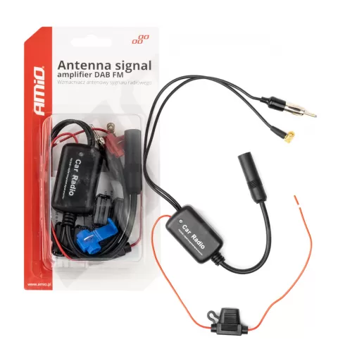 Antenos signalo stiprintuvas 12V DAB FM AMIO-04134