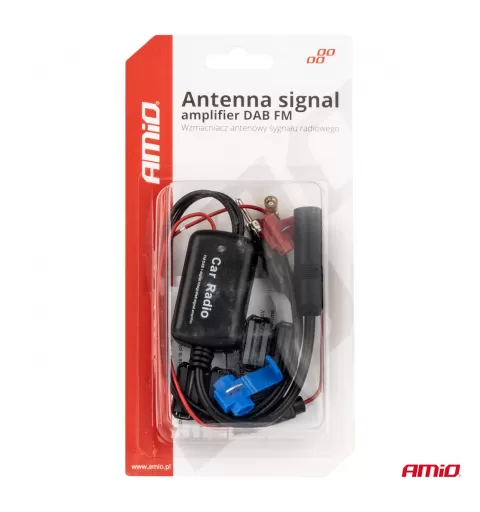Antenos signalo stiprintuvas 12V DAB FM AMIO-04134