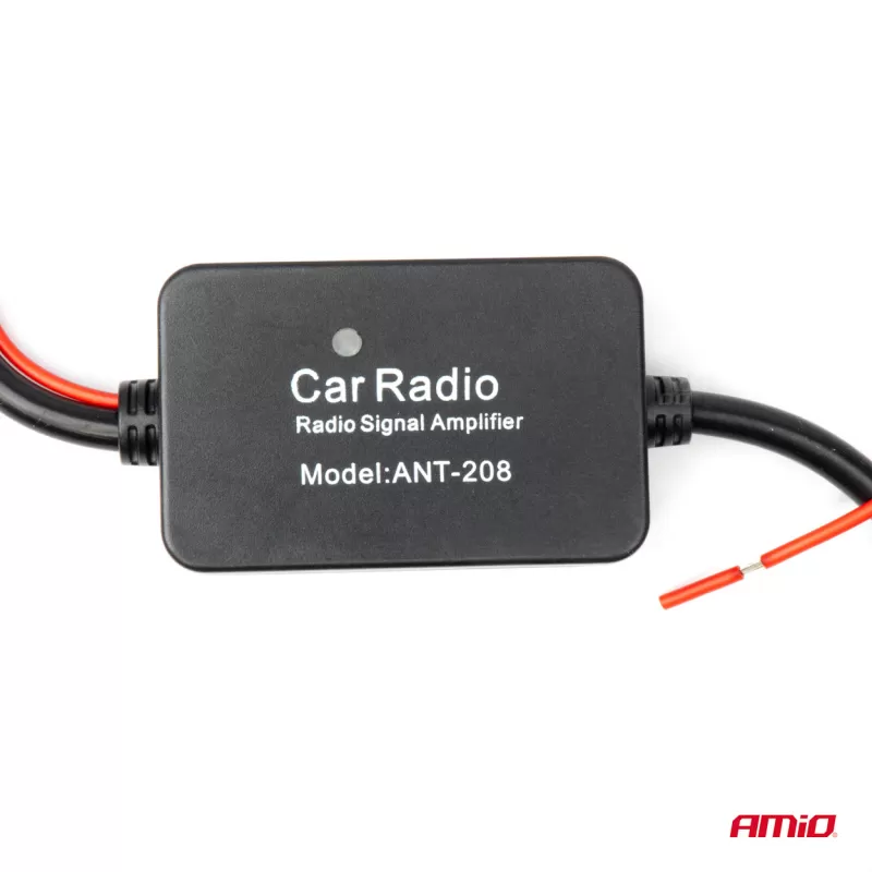 Trukdžių slopinimo automobilio antenos stiprintuvas 12V AMIO-04133