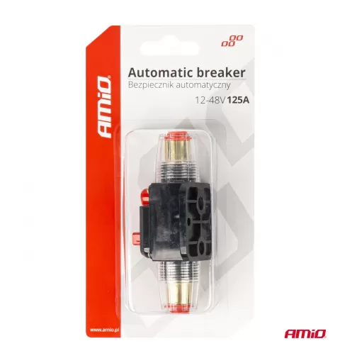 Automatinis automobilio saugiklis, grandinės pertraukiklis 12-48V 125A AMIO-03822