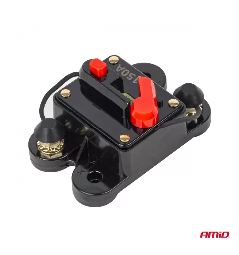 Automatinis automobilio saugiklis, grandinės pertraukiklis 12-48V 150A AMIO-03829