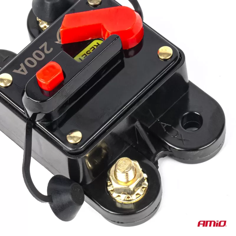 Automatinis automobilio saugiklis, grandinės pertraukiklis 12-48V 200A AMIO-03830