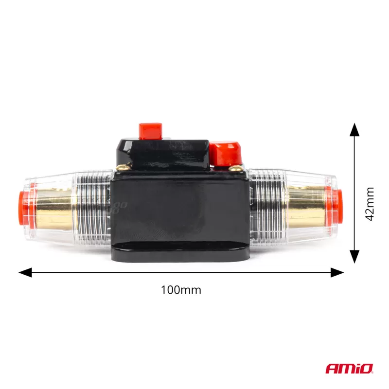 Automatinis automobilio saugiklis, grandinės pertraukiklis 12-48V 60A AMIO-03819