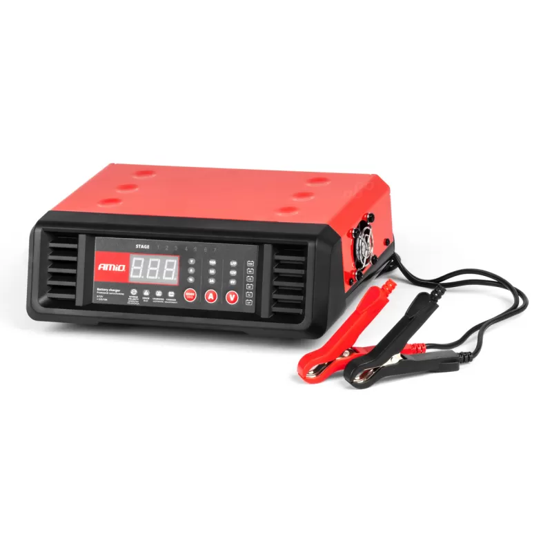Akumuliatoriaus įkroviklis 10A 6V 12V AMIO-04056