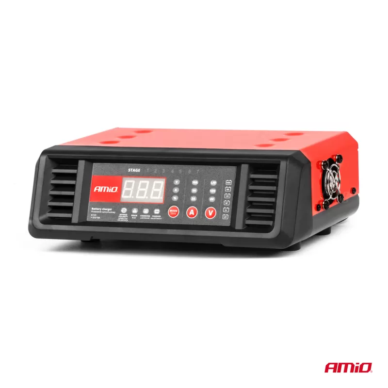Akumuliatoriaus įkroviklis 10A 6V 12V AMIO-04056