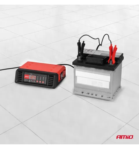 Akumuliatoriaus įkroviklis 10A 6V 12V AMIO-04056