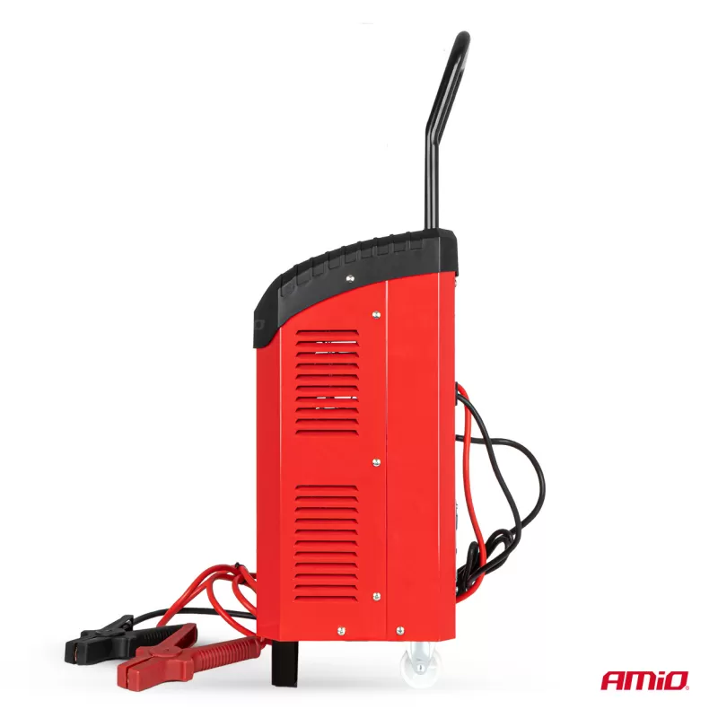 Akumuliatoriaus įkroviklis su paleidimo įrenginiu maks. 40A, 12V, 24V, paleidimo srovė 300A, AMIO-04500