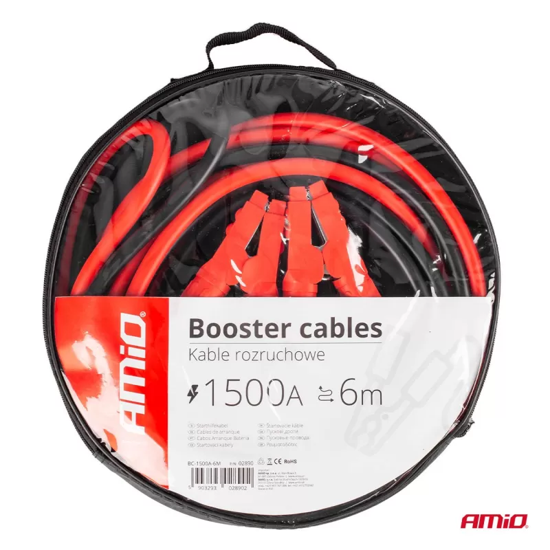 Užvedimo laidai 1500A - 6m AMIO-02890