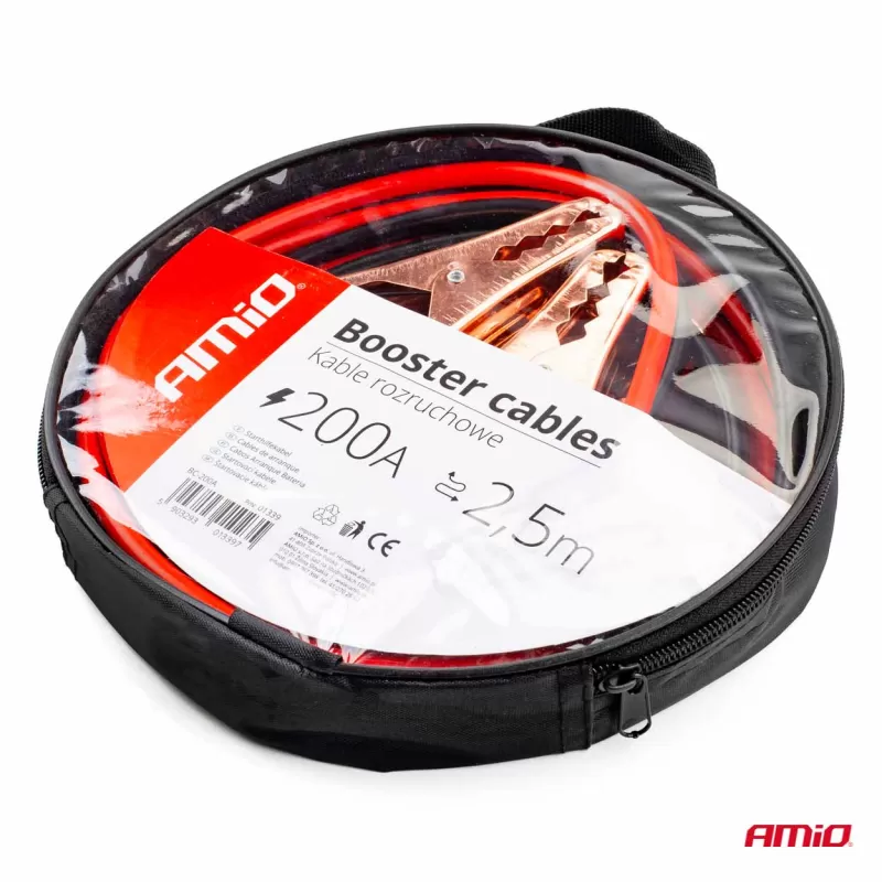 Užvedimo laidai 200A - 2,5m AMIO-01339