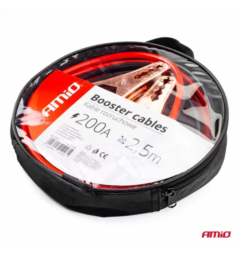 Užvedimo laidai 200A - 2,5m AMIO-01339