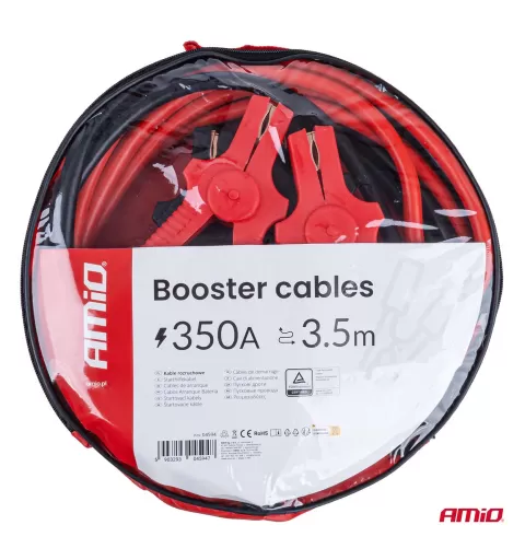 Užvedimo laidai 350A 3,5m TÜV AMIO-04594
