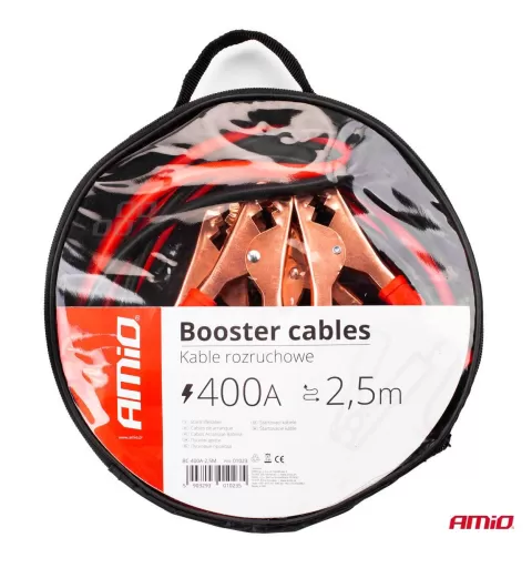 Užvedimo laidai 400A - 2,5m AMIO-01023