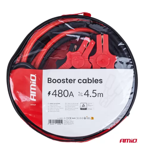 Užvedimo laidai 480A 4,5m TÜV AMIO-04595