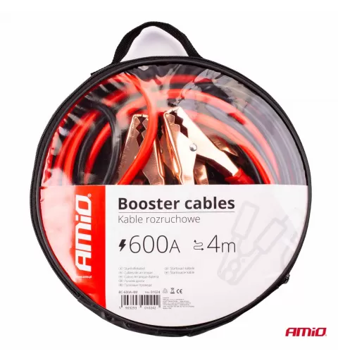 Užvedimo laidai 600A - 4m AMIO-01024