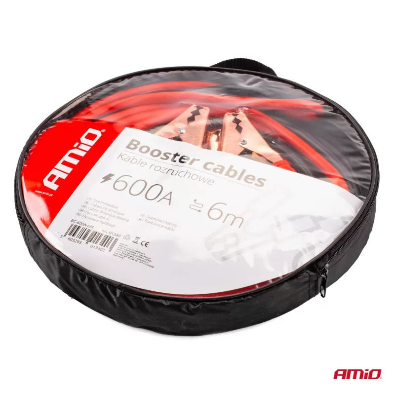 Užvedimo laidai 600A - 6m AMIO-01340