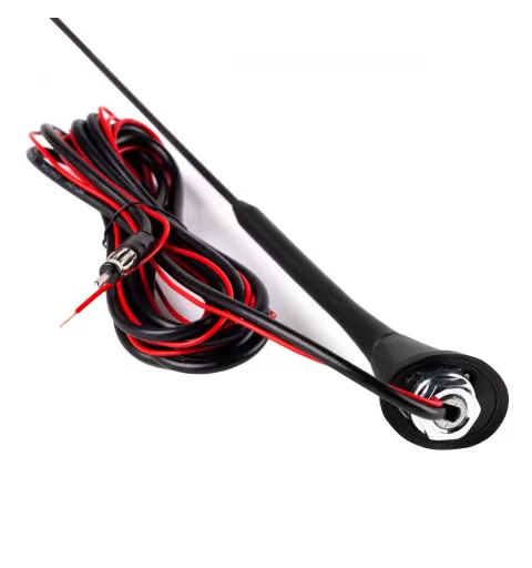 Automobilio antena 40 cm su stiprintuvu ANT08 AMIO-01511