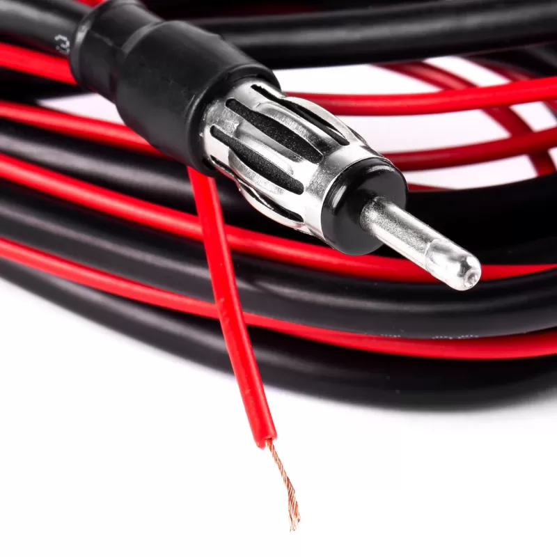 Automobilio antena 40 cm su stiprintuvu ANT08 AMIO-01511