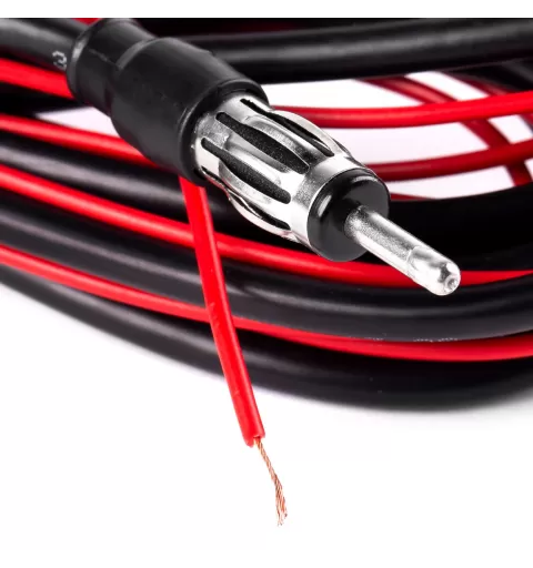 Automobilio antena 40 cm su stiprintuvu ANT08 AMIO-01511