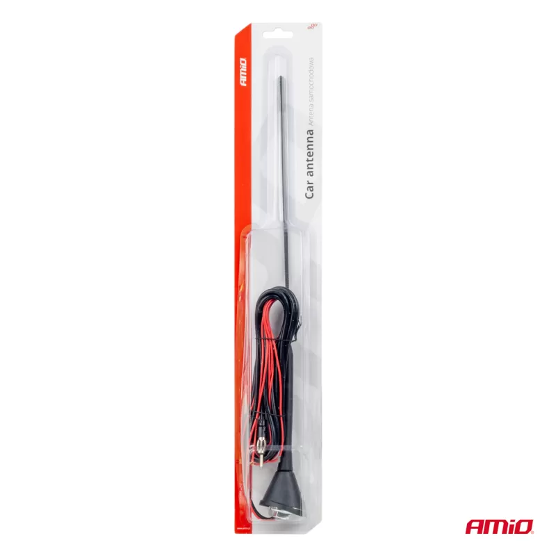 Automobilio antena 40 cm su stiprintuvu ANT08 AMIO-01511