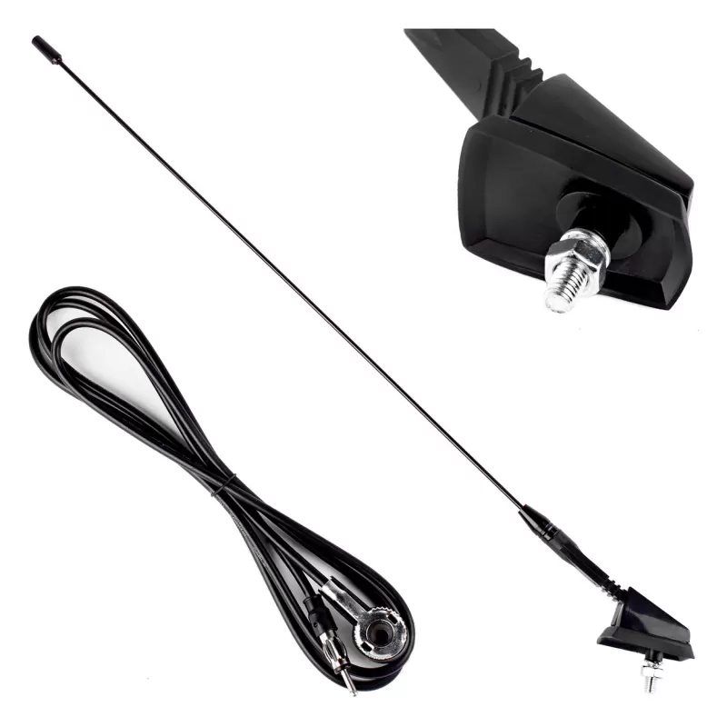 Automobilio antena 41cm, 5mm adapteris, ANT01 AMIO-01048