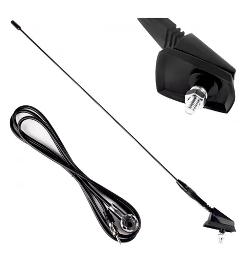 Automobilio antena 41cm, 5mm adapteris, ANT01 AMIO-01048