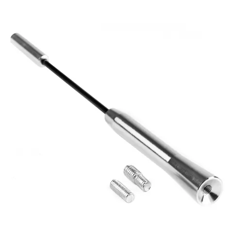 Automobilio antenos stiebas 20 cm, 5/6mm adapteris, ANTM05 AMIO-01294