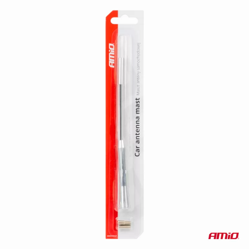 Automobilio antenos stiebas 20 cm, 5/6mm adapteris, ANTM05 AMIO-01294