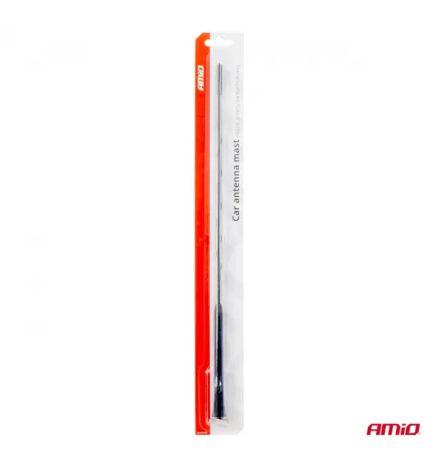 Automobilio antenos stiebas 41cm, 5/6mm adapteris, ANTM02 AMIO-01129