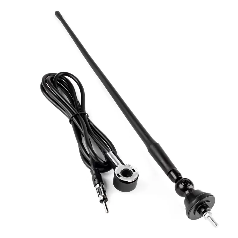 Automobilio guminė antena 34cm, 5mm adapteris, ANT02