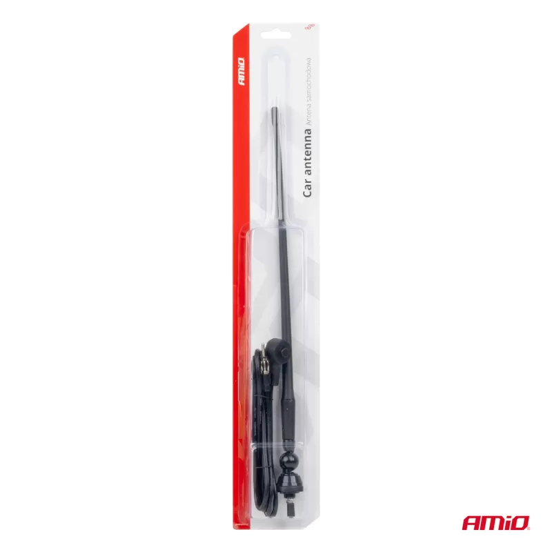 Automobilio guminė antena 34cm, 5mm adapteris, ANT02