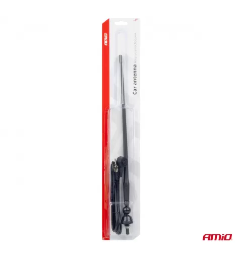 Automobilio guminė antena 34cm, 5mm adapteris, ANT02