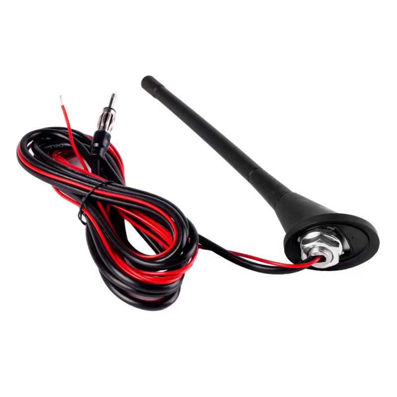 Automobilio antena su stiprintuvu ANT04 AMIO-01127