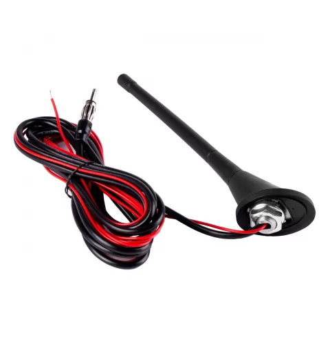 Automobilio antena su stiprintuvu ANT04 AMIO-01127