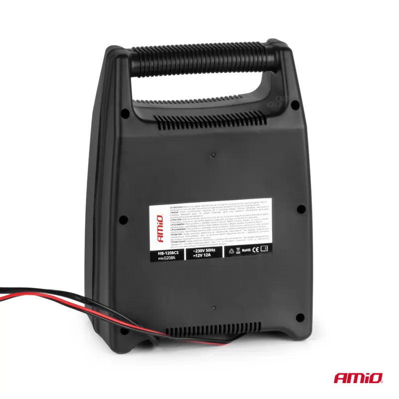 Automobilio akumuliatoriaus įkroviklis 8A, 12V AMiO SBC-8A