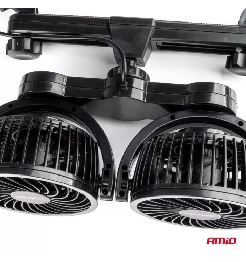 Automobilinis ventiliatorius galvos atlošui 2x4" 12V