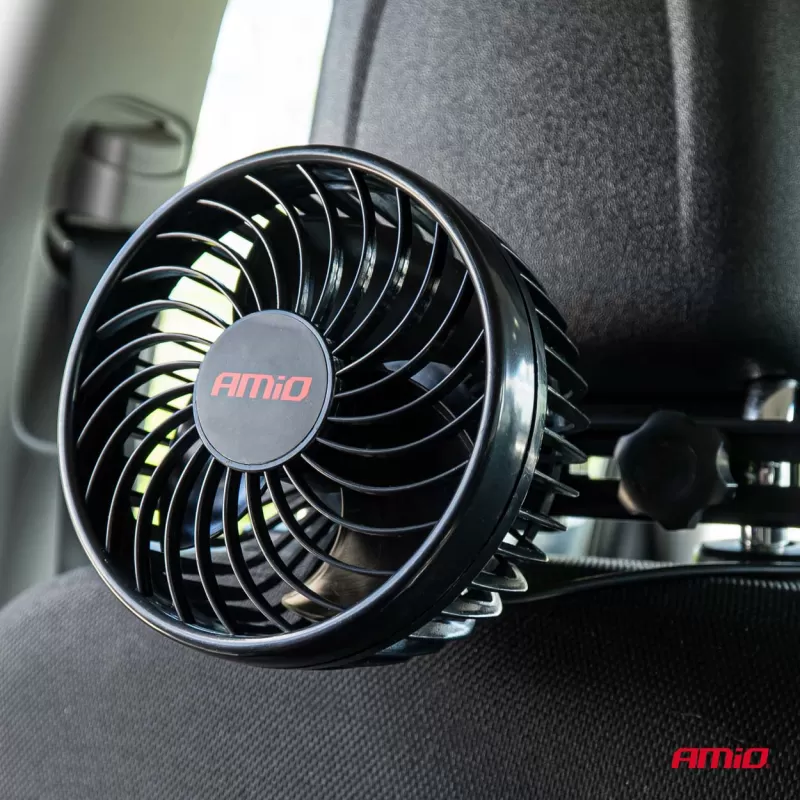Automobilinis ventiliatorius galvos atlošui 4,5" 12V