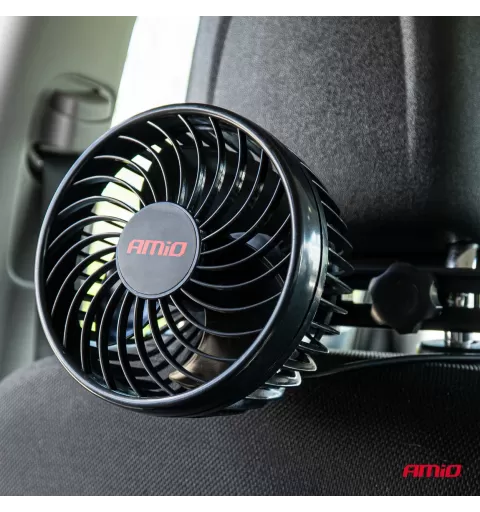 Automobilinis ventiliatorius galvos atlošui 4,5" 12V