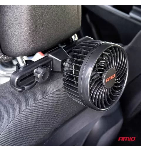 Automobilinis ventiliatorius galvos atlošui 4,5" 12V