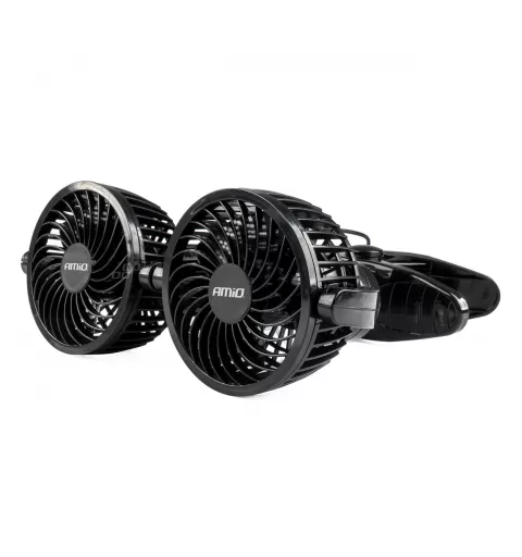 Automobilinis ventiliatorius su spaustuku 2x4" 24V