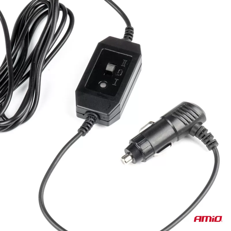 Automobilinis ventiliatorius su spaustuku 2x4" 24V
