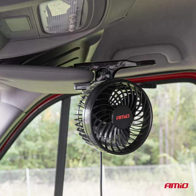 Automobilinis ventiliatorius su spaustuku 4,5" 12V