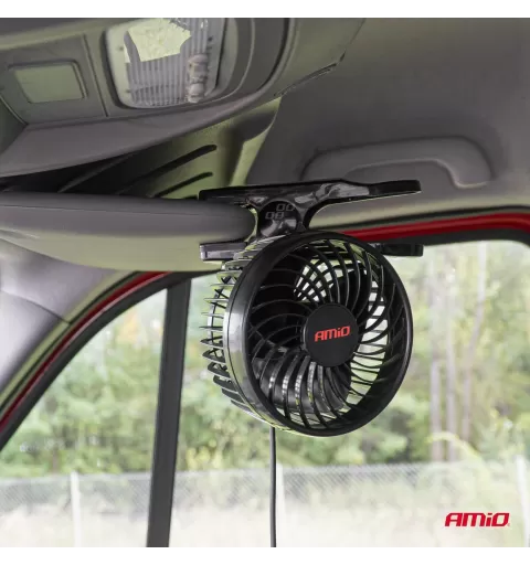 Automobilinis ventiliatorius su spaustuku 4,5" 12V
