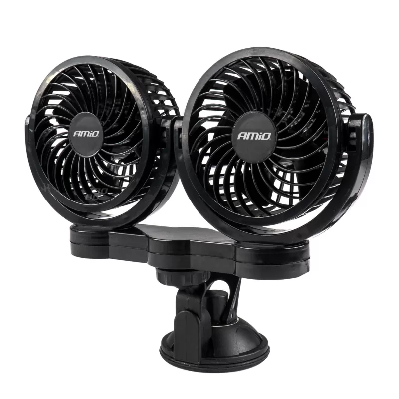 Automobilinis ventiliatorius su siurbtuku 2x4" 24V