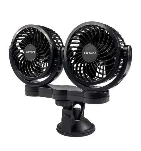 Automobilinis ventiliatorius su siurbtuku 2x4" 24V